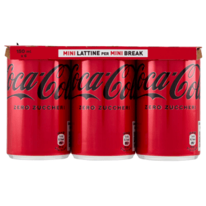 Coca Cola Zero Mini Lattina 15cl