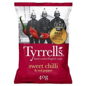 Tyrrells Sweet Chilli & Red Pepper 40gr